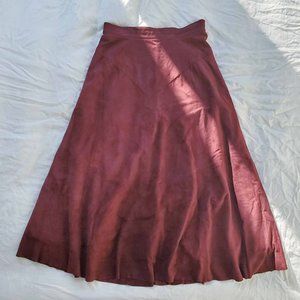 Tof's of England Vintage Suede Skirt Size 10 fits like 6